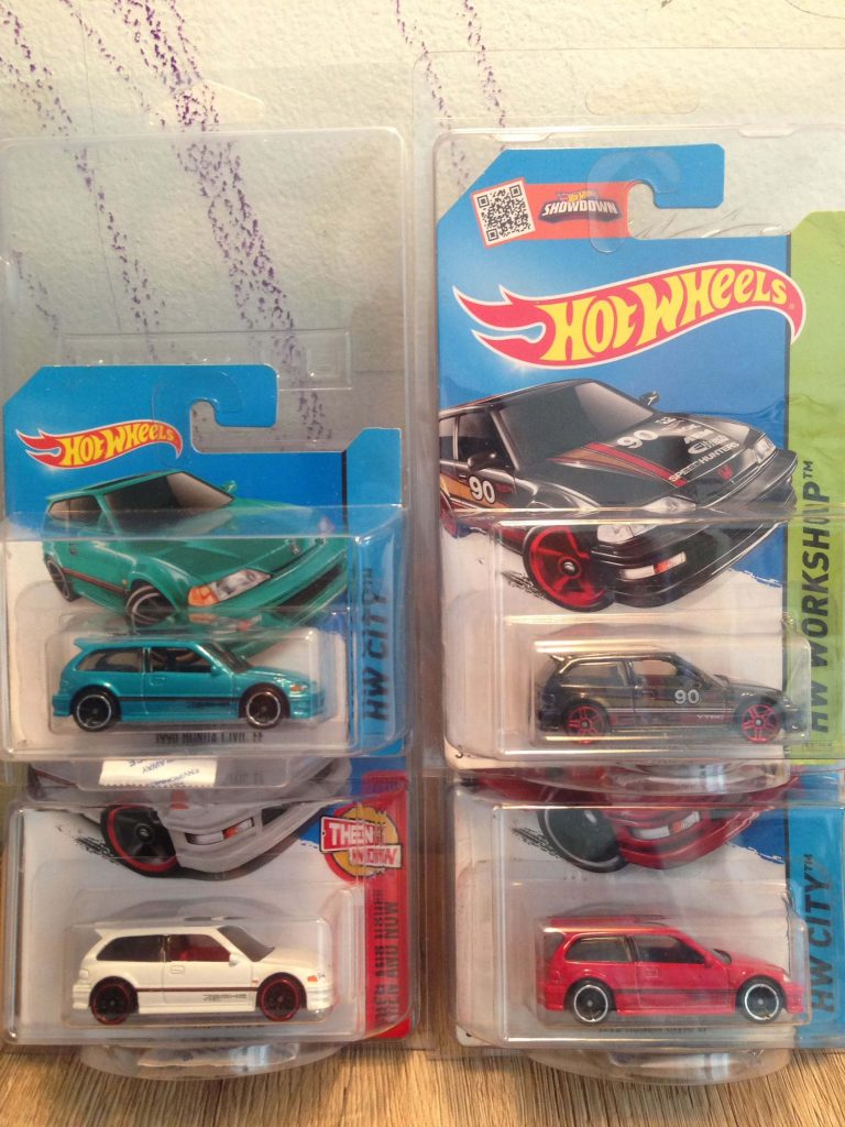 Hot Wheels Langka Civic EF 90 Putih. Tosca. Merah. Hitam - Diecasnesia Hot Wheels Langka Civic EF 90 Putih. Tosca. Merah. Hitam - Diecasnesia