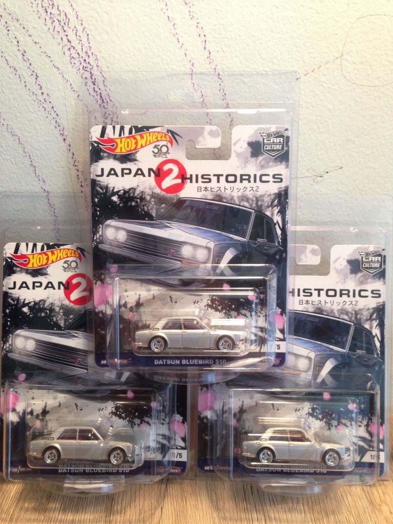 Hot Wheels Langka Japan Historics 2 car culture Datsun Bluebird 510 - Diecasnesia
