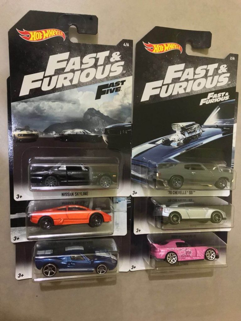Mobil Hot Wheels Langka Fast Furious Fast Five Series 6 pcs Mobil Hot Wheels Langka Fast Furious Fast Five Series 6 pcs