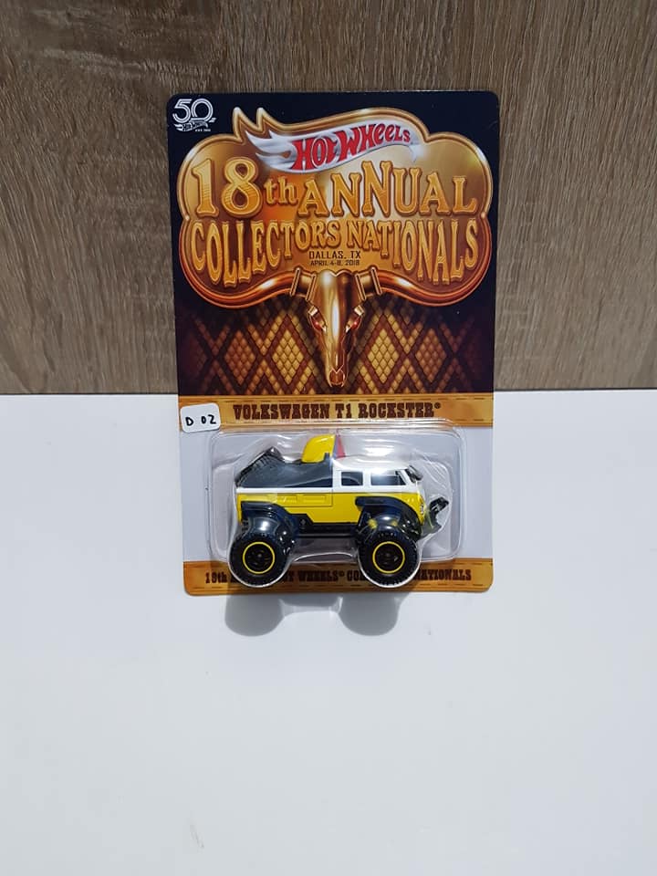 hot wheels langka volkswagen t1 rockster annual collectors nationals