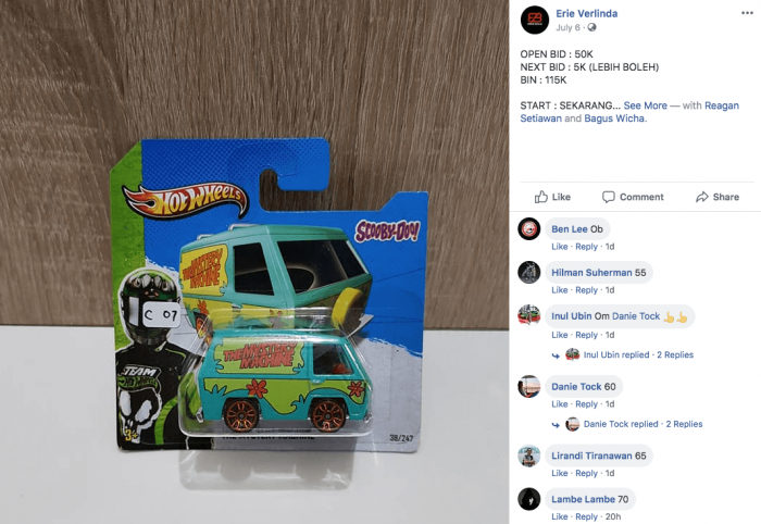 lelang mobil hot wheels langka di facebook lelang mobil hot wheels langka di facebook