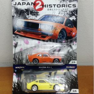 hot wheels japan historics 2 mazda rx-3 & nissan fairlady
